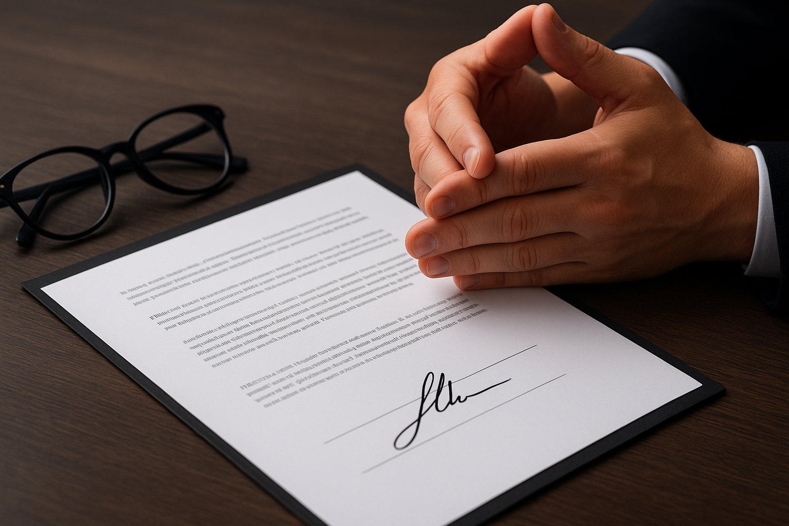 חתימה על הסכם